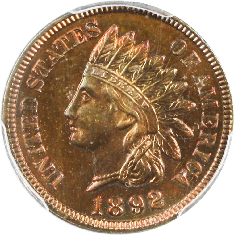 image for: 1892 1c PCGS Proof 65 RB
