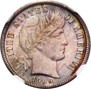 image for: 1909 10c NGC MS64 - No Reserve!