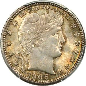 image for: 1905-S 25c PCGS/CAC MS64+ Underrated Key Date