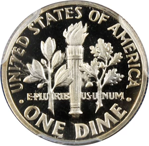 image for: 1970 No S 10c PCGS Proof 67+ CAM (Missing Mintmark Error)