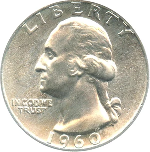 image for: 1960 25c PCGS MS66