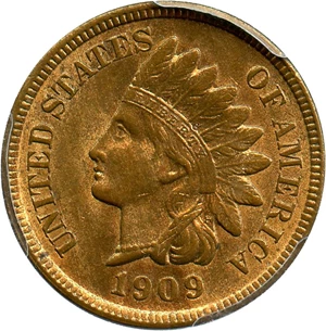 image for: 1909-S Indian 1c PCGS/CAC MS64 RB - Popular Key S-Mint