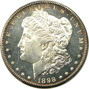 image for: 1898-S $1 PCGS MS63 DMPL - Very High End Coin