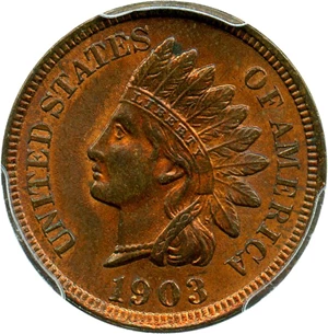 image for: 1903 1c PCGS MS64 RB