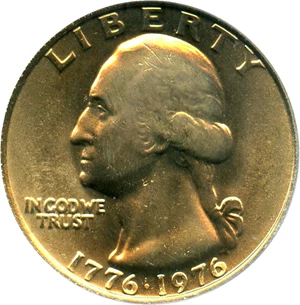 image for: 1976 25c PCGS MS66 (Clad)