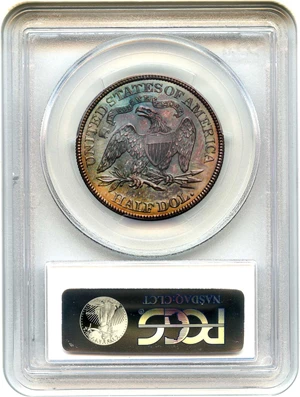 image for: 1887 50c PCGS/CAC Proof 66 - Colorful Toning