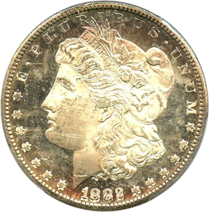 image for: 1882-S $1 PCGS MS63 DMPL