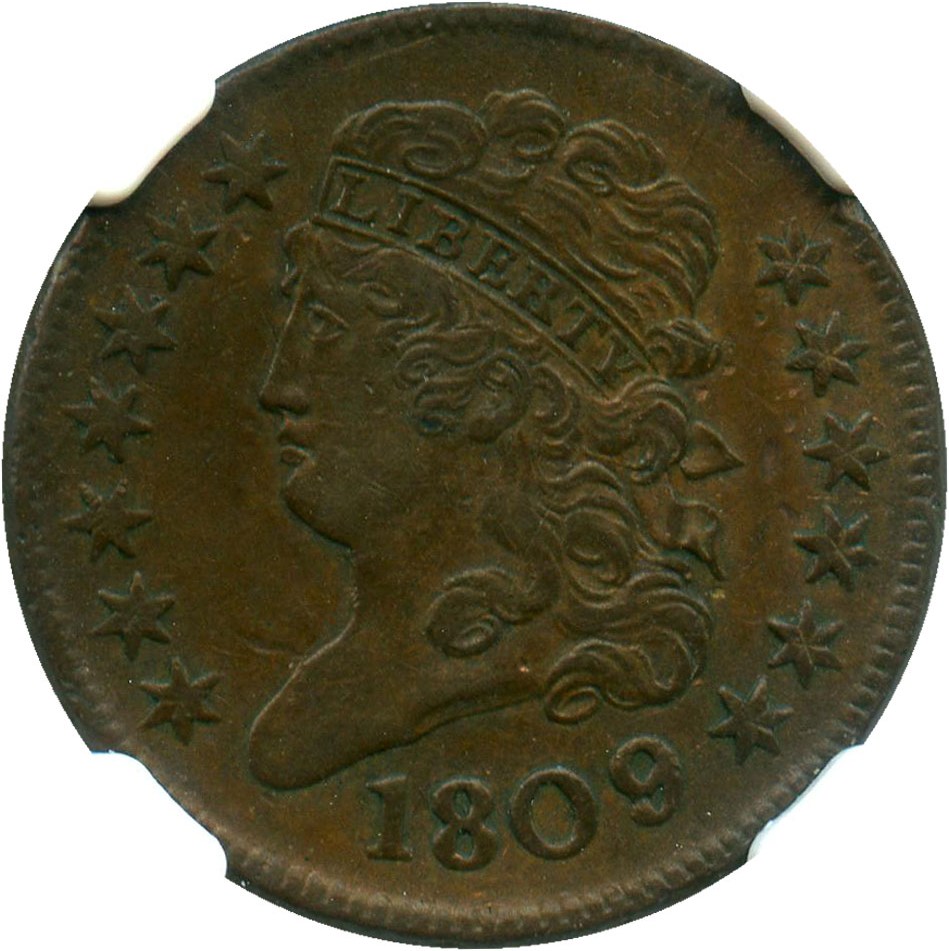 image for: 1809/6 1/2c NGC XF45 (C-5)