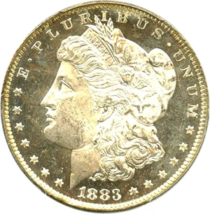 image for: 1883-O $1 PCGS MS64 DMPL