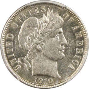 image for: 1910-S 10c PCGS AU55