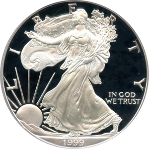 image for: 1999-P Silver Eagle $1 PCGS Proof 69 DCAM - No Reserve!