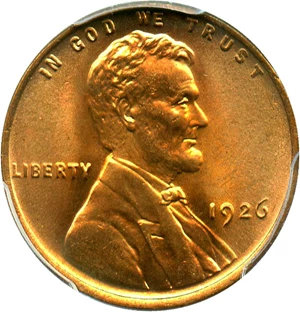 image for: 1926 1c PCGS/CAC MS67 RD - Registry Quality Gem