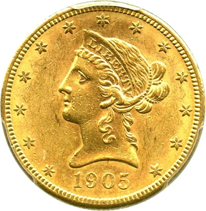 image for: 1905-S $10 PCGS MS61 - No Reserve!
