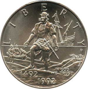 image for: 1992-D Columbus 50c PCGS MS70 - No Reserve!