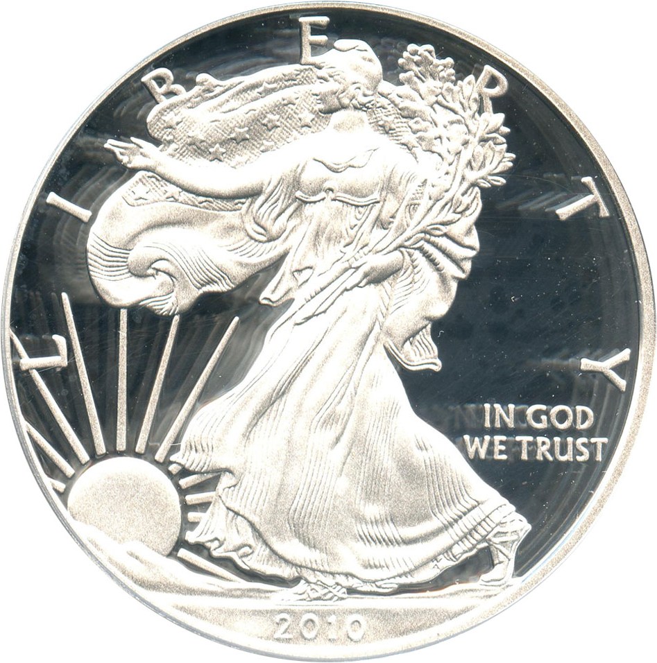 image for: 2010-W Silver Eagle $1 PCGS Proof 69 DCAM - No Reserve!