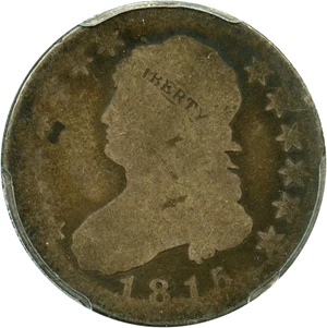 image for: 1815 25c PCGS AG-3 - Affordable Early Bust Quarter