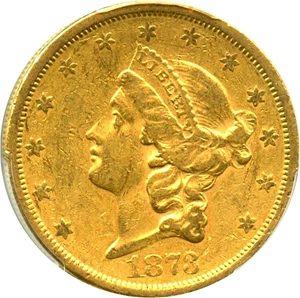image for: 1873-S $20 PCGS AU53 (Closed 3) - No Reserve!