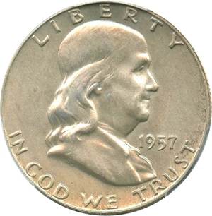 image for: 1957-D 50c PCGS MS64