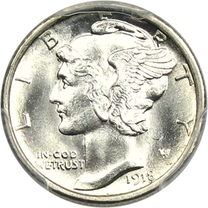 image for: 1918-S 10c PCGS MS66 FB - Awesome Registry Quality Gem