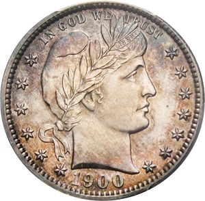 image for: 1900 25c PCGS Proof 64