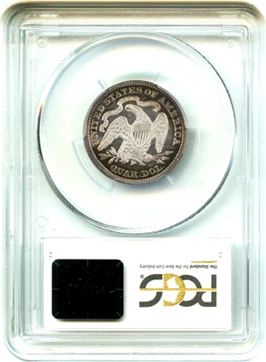 image for: 1890 25c PCGS Proof 64 CAM - Beautiful Toning