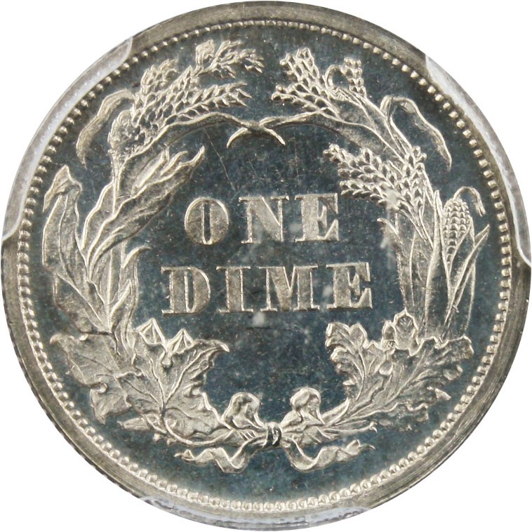 image for: 1869 10c PCGS Proof 64 CAM - No Reserve!