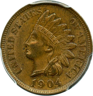 image for: 1904 1c PCGS AU58