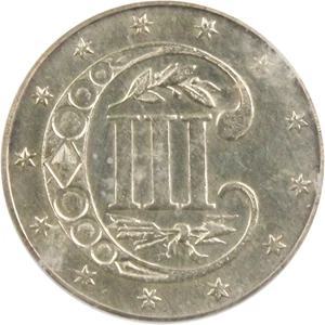 image for: 1859 3cS PCGS/CAC Proof 62 OGH