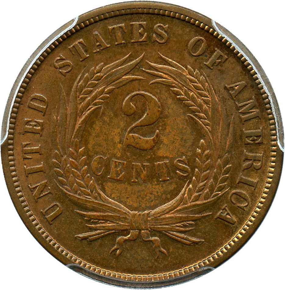 image for: 1870 2c PCGS/CAC Proof 64 BN