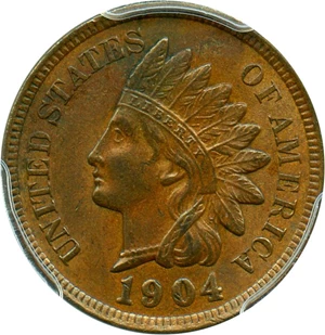 image for: 1904 1c PCGS AU58