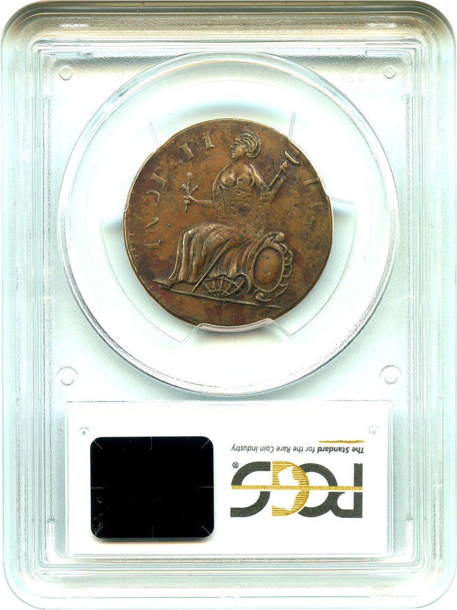 image for: 1787 Connecticut PCGS/CAC XF45 (Mailed Bust Right, Mutton) - No Reserve!