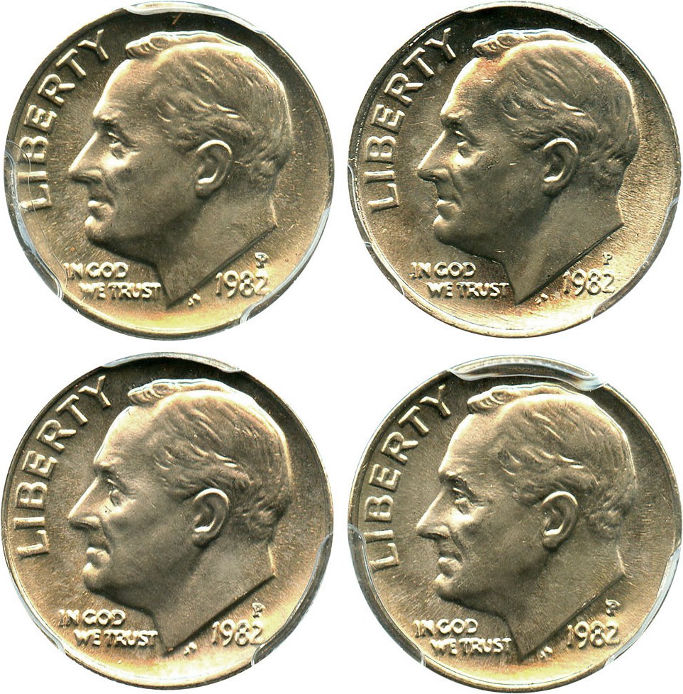 1982 Roosevelt Dime Values & Prices By Issue | The Greysheet