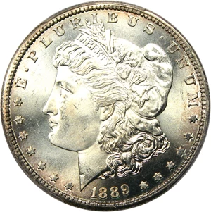 image for: 1889-S $1 PCGS Secure/CAC MS66 - Registry Quality Gem - ex: Bella Collection