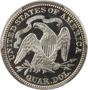 image for: 1880 25c PCGS Proof 63 DCAM