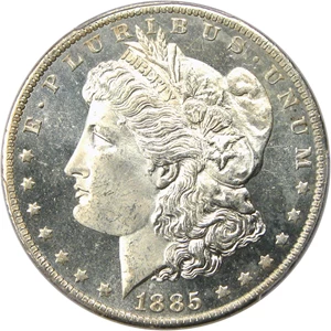 image for: 1885-O $1 PCGS MS66 DMPL - Gorgeous Deep Mirror Gem