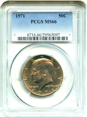 image for: 1971 50c PCGS MS66 - No Reserve!
