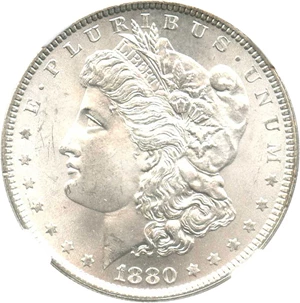 image for: 1880 $1 NGC MS66