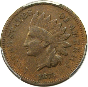 image for: 1873 1c PCGS/CAC F15 (Doubled LIBERTY) Affordable Example, Rare Variety