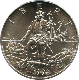 image for: 1992-D Columbus 50c PCGS MS70 - No Reserve!