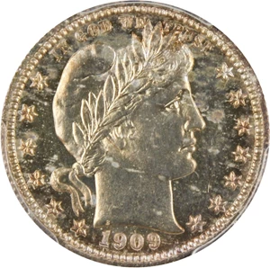 image for: 1909 25c PCGS/CAC Proof 65 - No Reserve!