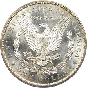 image for: Top 100 VAM: 1888-O $1 PCGS/CAC MS66 (VAM-9, Doubled Arrows)