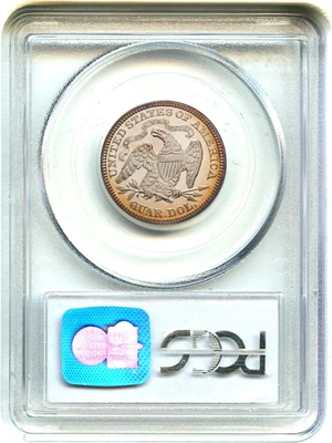 image for: 1873 25c PCGS Proof 64 CAM (No Arrows) Beautiful Coloring
