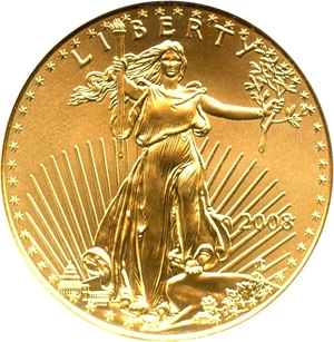 image for: 2008 Gold Eagle $25 NGC MS70 - No Reserve!