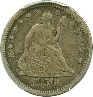 image for: 1856-O 25c PCGS F15