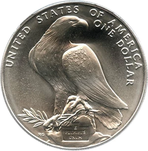 image for: 1984-D Olympic $1 PCGS MS69