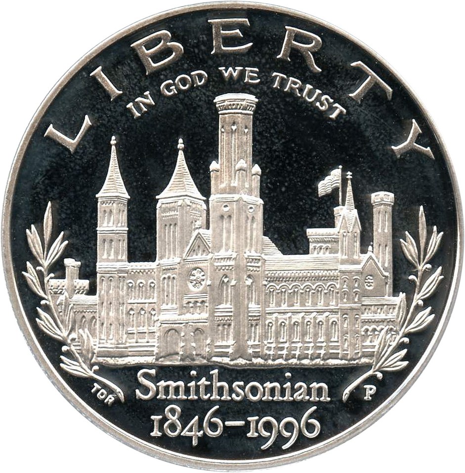 image for: 1996-P Smithsonian $1 PCGS Proof 69 DCAM