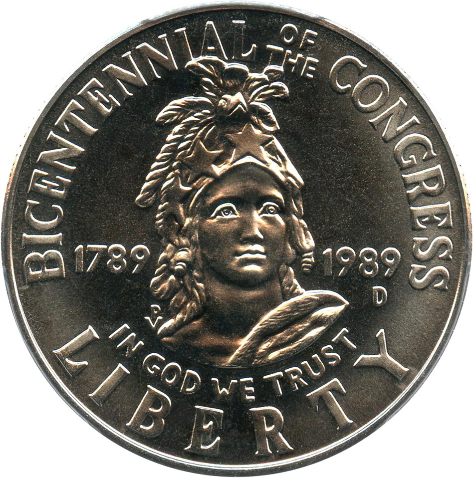 image for: 1989-D Congress 50c PCGS MS69 - No Reserve!