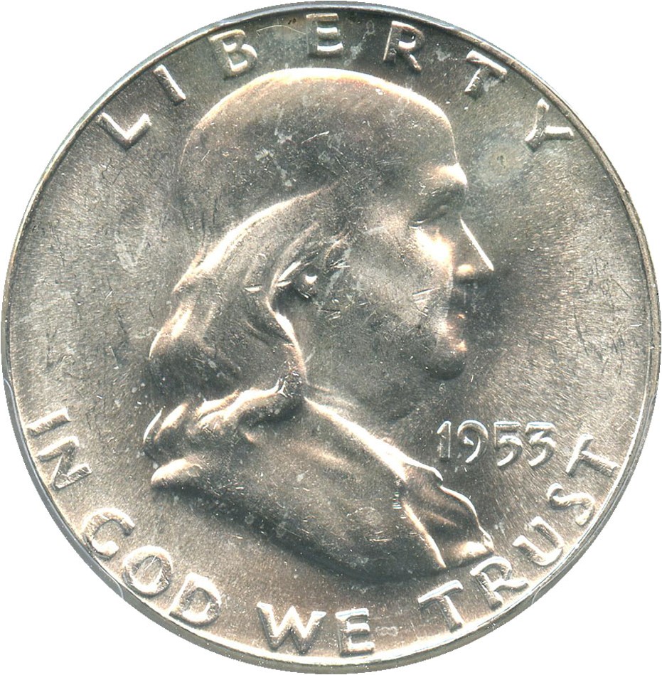image for: 1953 50c PCGS MS64 FBL