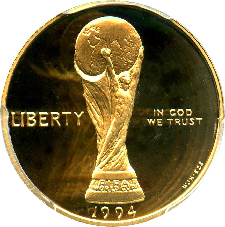 image for: 1994-W World Cup $5 PCGS Proof 69 DCAM - No Reserve!
