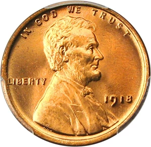 image for: 1918 1c PCGS MS67 RD - No Reserve!